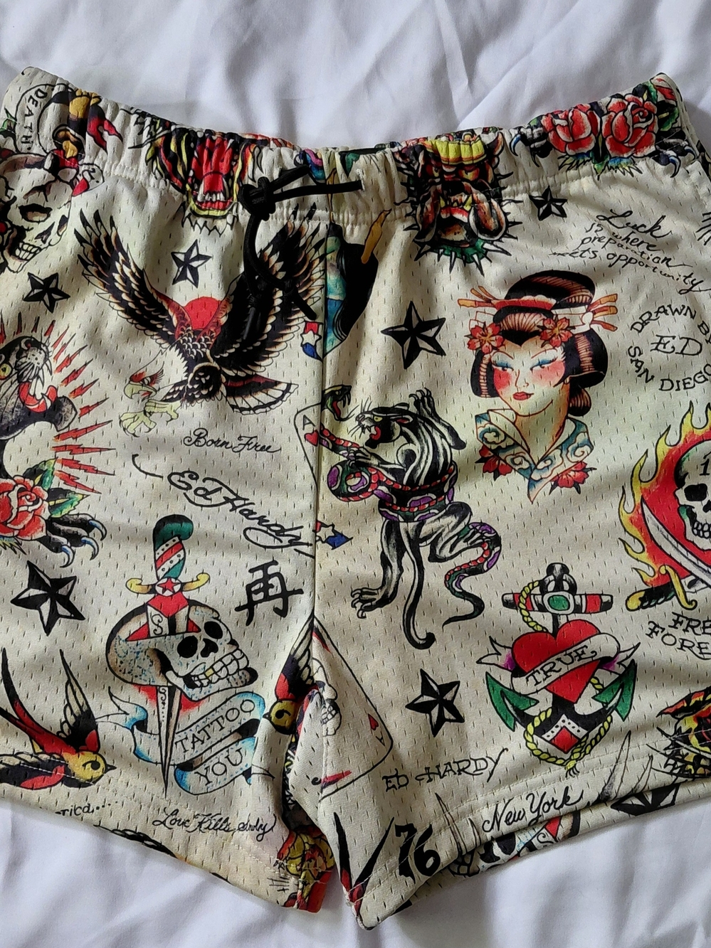 Ed Hardy Flashboard Mesh shorts Men's M